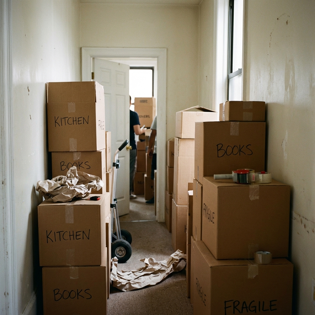 Moving boxes