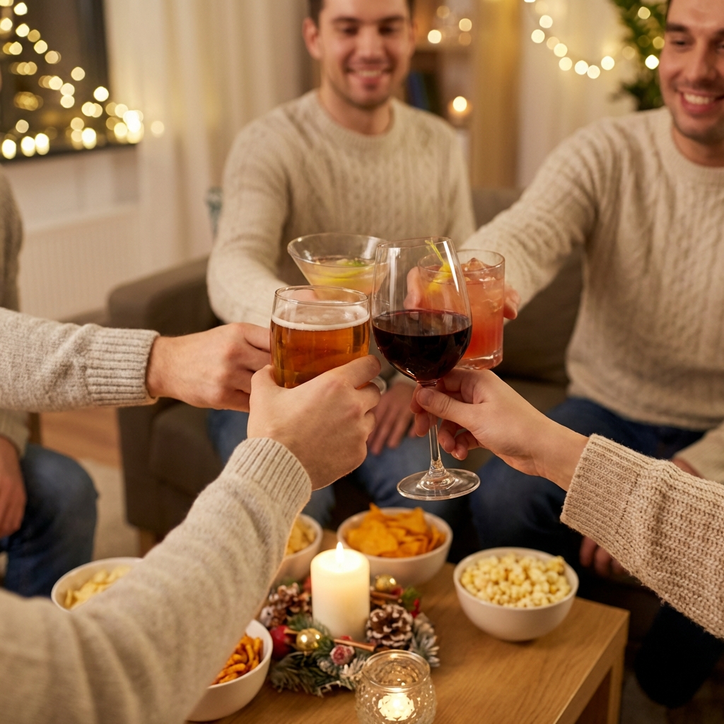 Cheers at party